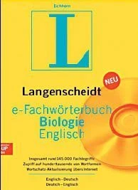 LANGENSCHEIDT E-FACHWÖRTERBUCH BIOLOGIE