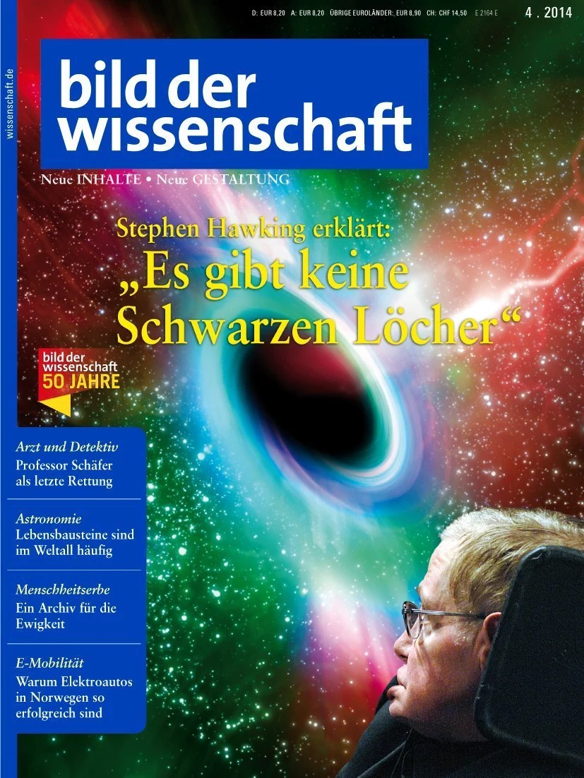 Stephen Hawking erklärt: "Es gibt keine Schwarzen Löcher"