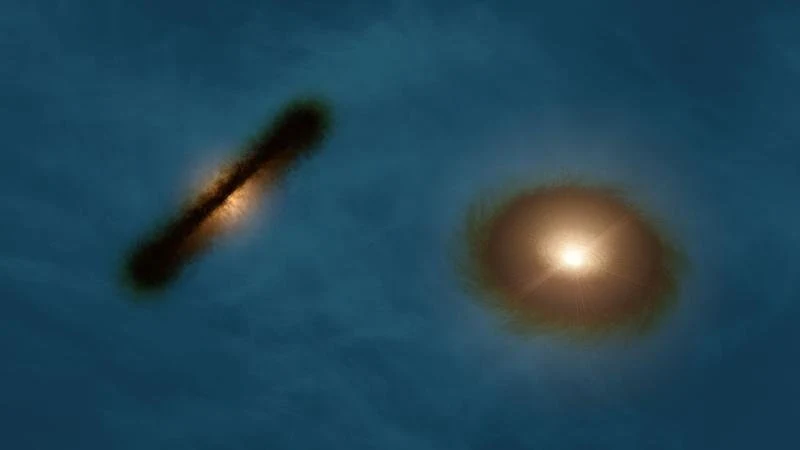 Planeten-Wiegen mit Schieflage