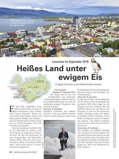 Heißes Land unter ewigem Eis
