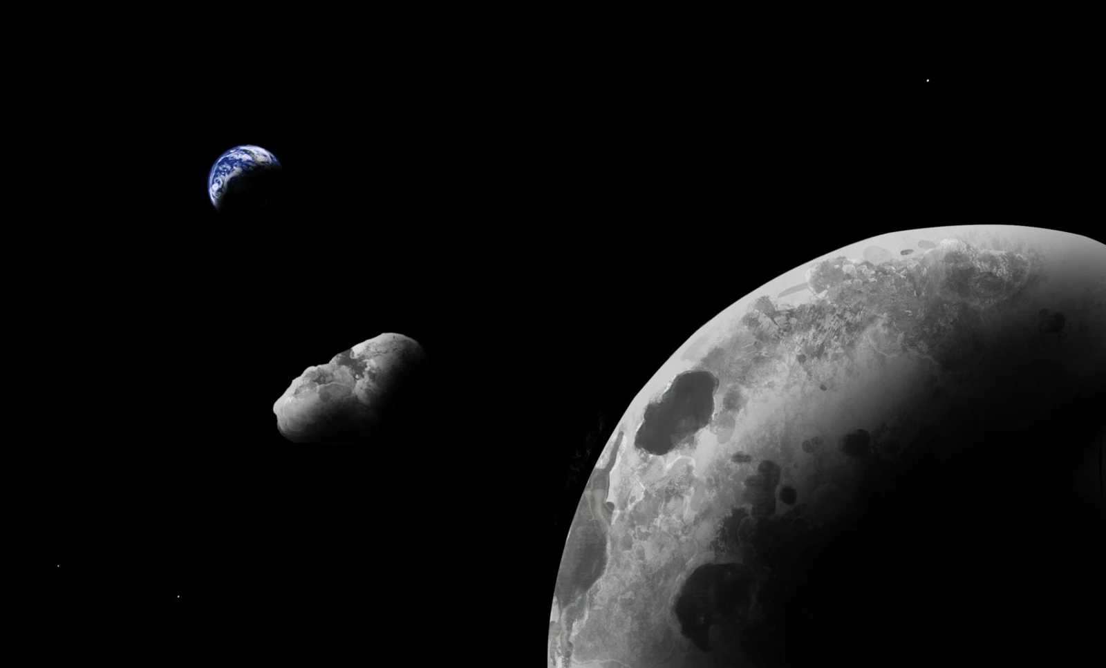 Erdnaher Asteroid: Fragment des Mondes?