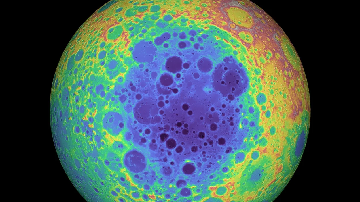 Wie der größte Krater des Mondes entstand