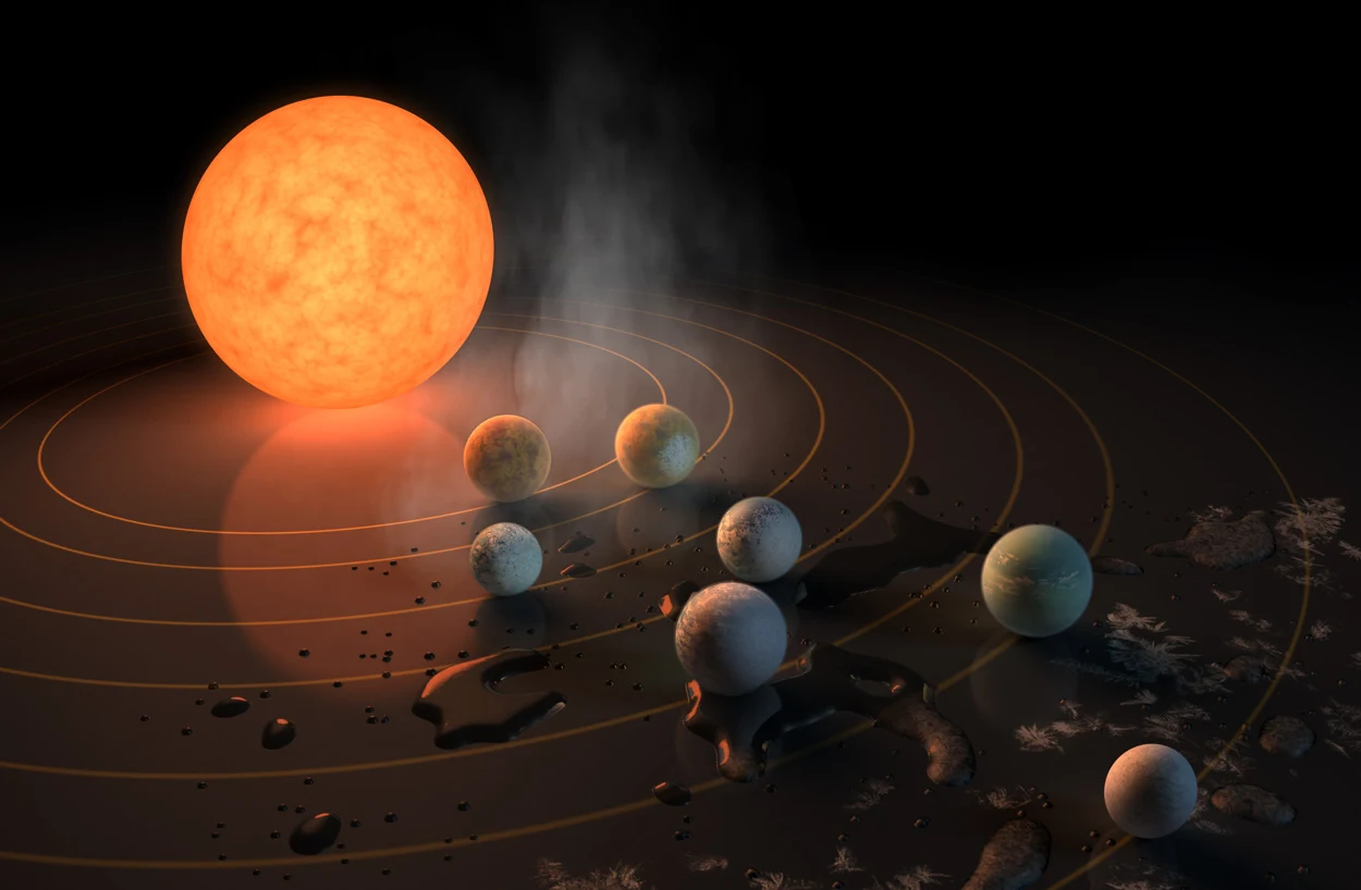 Exoplanet TRAPPIST-1c hat keine dichte Atmosphäre