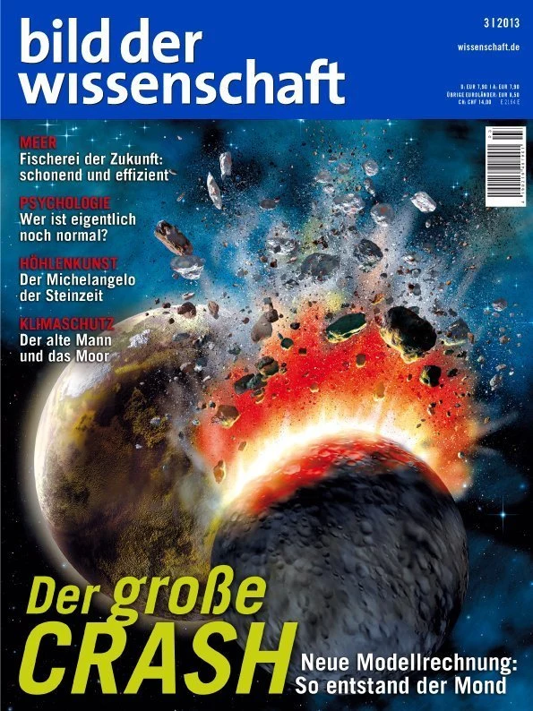 DER GROSSE CRASH - Neue Modellrechnung: So entstand der Mond