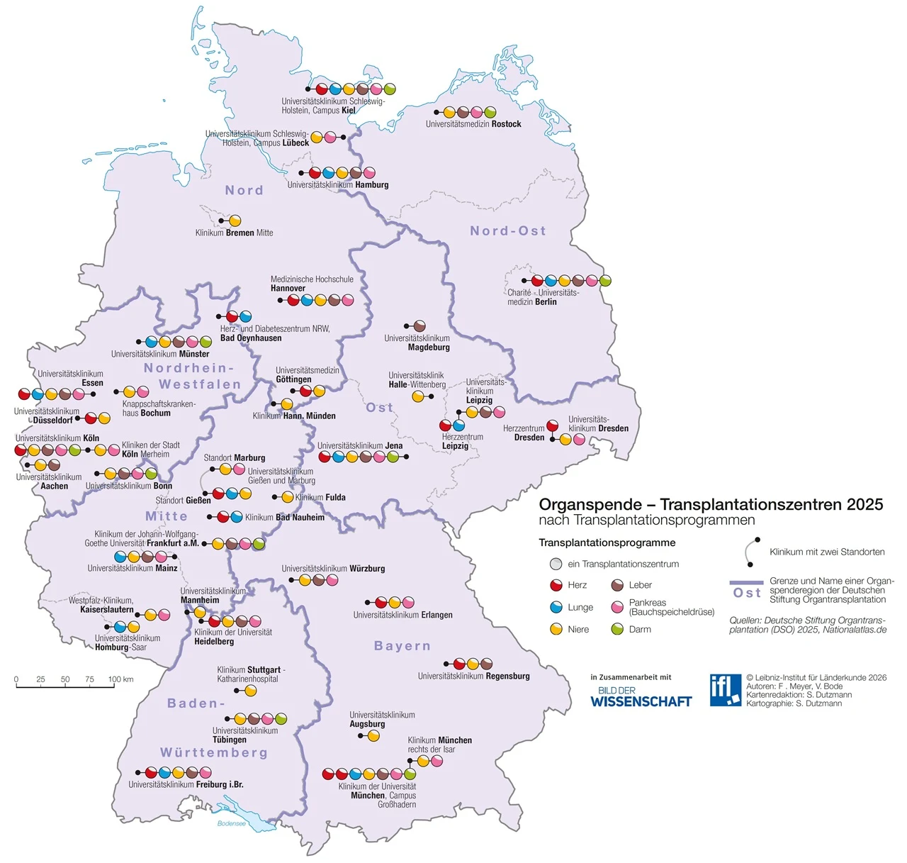 Transplantationszentren