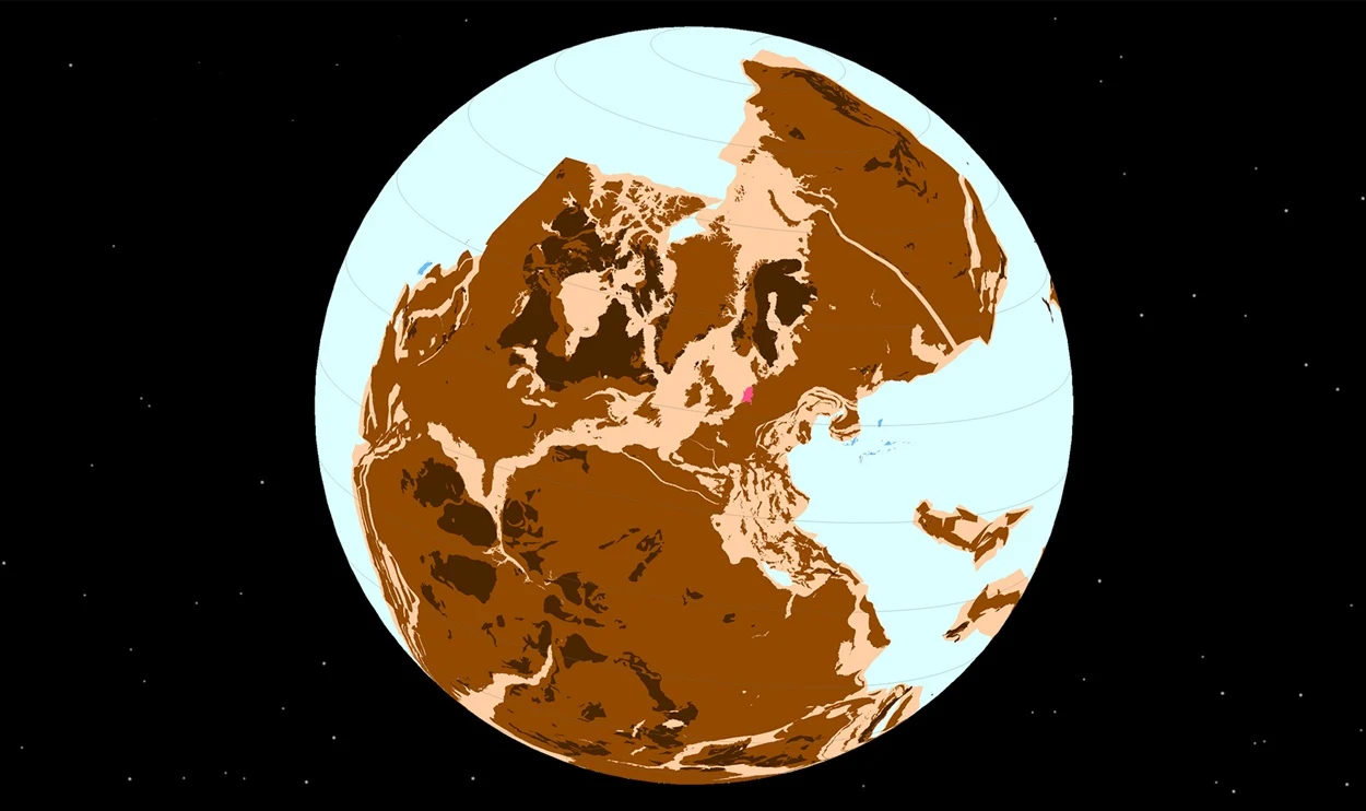 Wo lag mein Ort vor 320 Millionen Jahren?