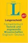 FACHWÖRTERBUCH TECHNIK UND ANGEWANDTE WISSENSCHAFTEN