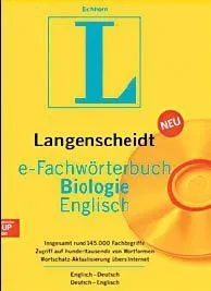 LANGENSCHEIDT E-FACHWÖRTERBUCH BIOLOGIE