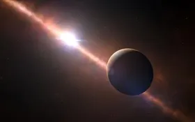 Dreh-freudiger Exoplanet