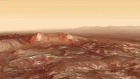 Mars: Flug über "Atlantis Chaos"