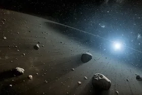 Schlammklumpen im Sonnensystem