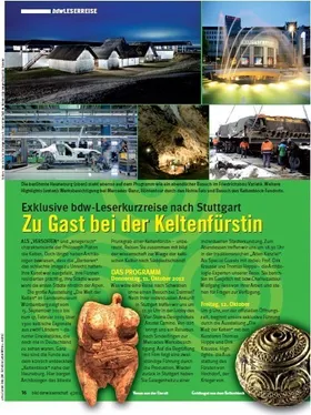 OKTOBER 2012: ZU GAST BEI DER KELTENFÜRSTIN