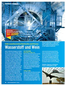 MÄRZ 2014: WASSERSTOFF UND WEIN