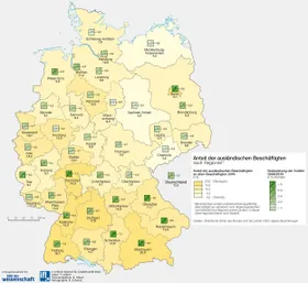 Der deutsche Arbeitsmarkt wird internationaler