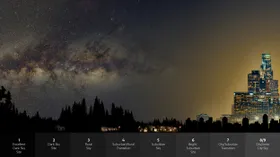 Immer weniger Sterne am Himmel sichtbar
