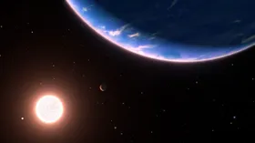 Wasser in der Gashülle eines nahen Planeten