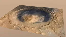 Eisschicht schützte Marsseen