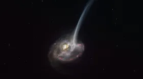 Kollision lässt Galaxie erlöschen