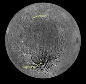 Blick auf das lunare Einschlagsbecken