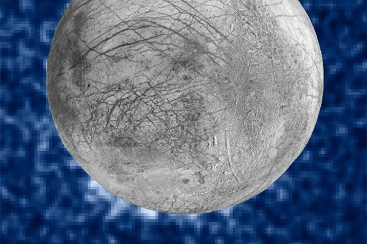 Wasserfontänen auf dem Jupitermond Europa