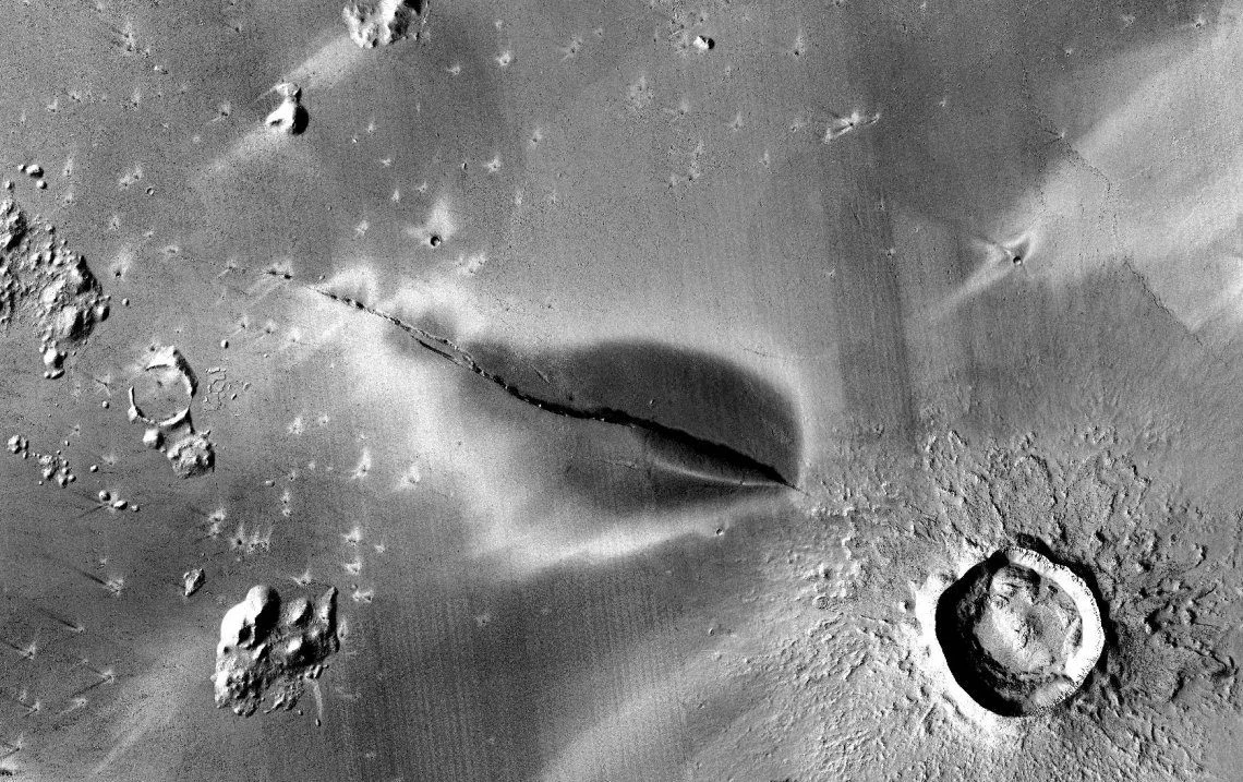 Spur einer überraschend jungen Eruption