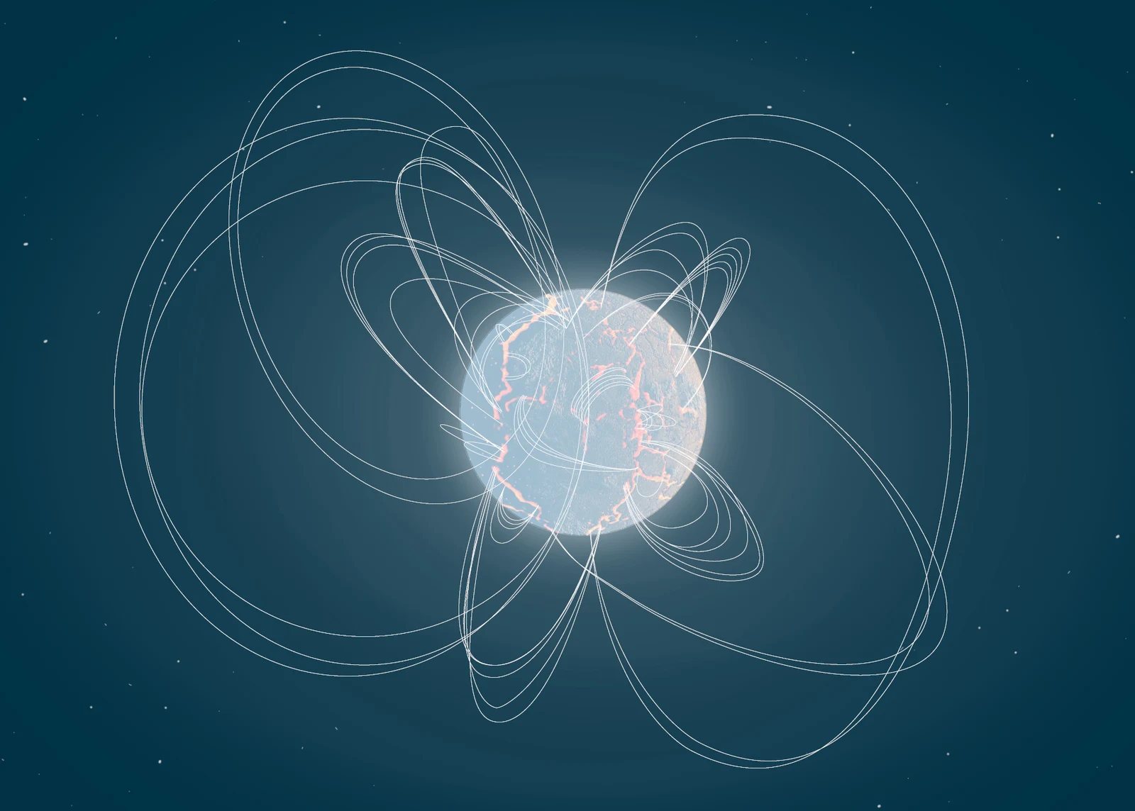 Mega-Strahlenausbruch eines Magnetars