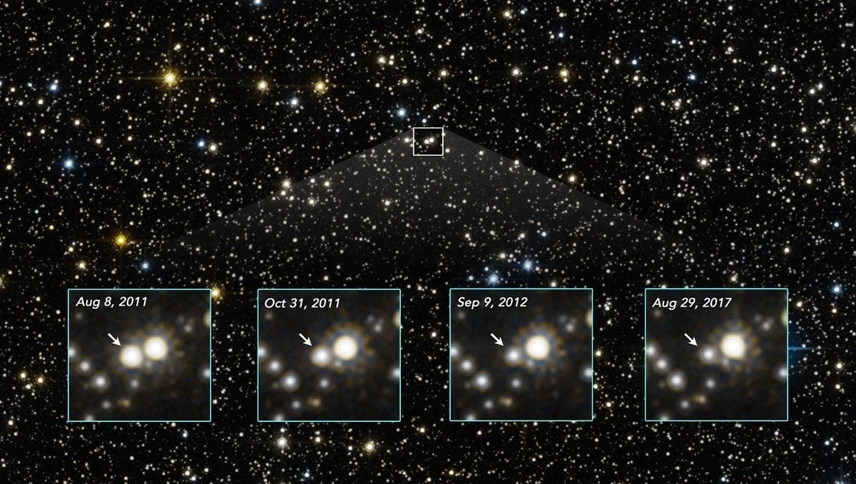 Astronomen entdecken wanderndes Schwarzes Loch