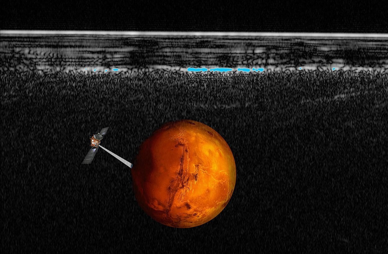 Flüssiges Wasser am Mars-Südpol