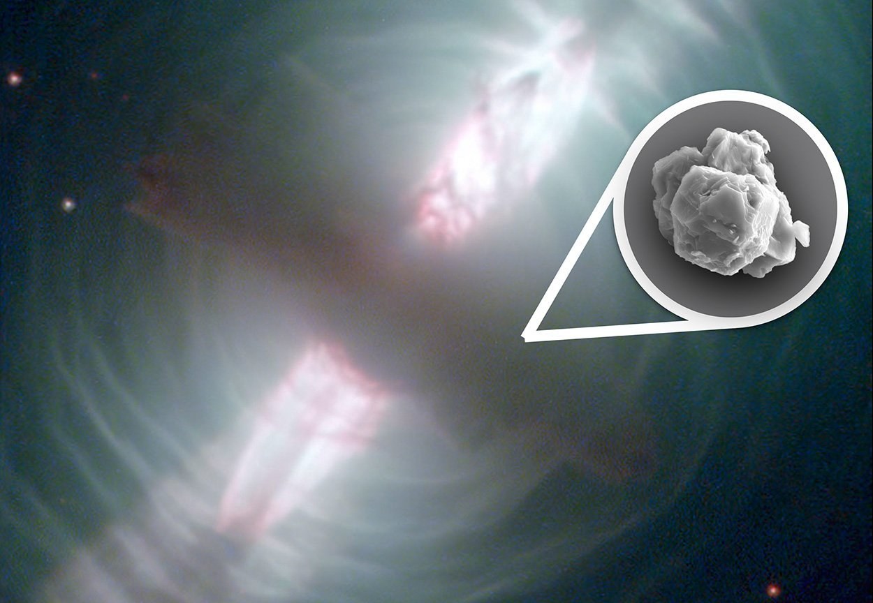 Uralter Sternenstaub im Meteorit