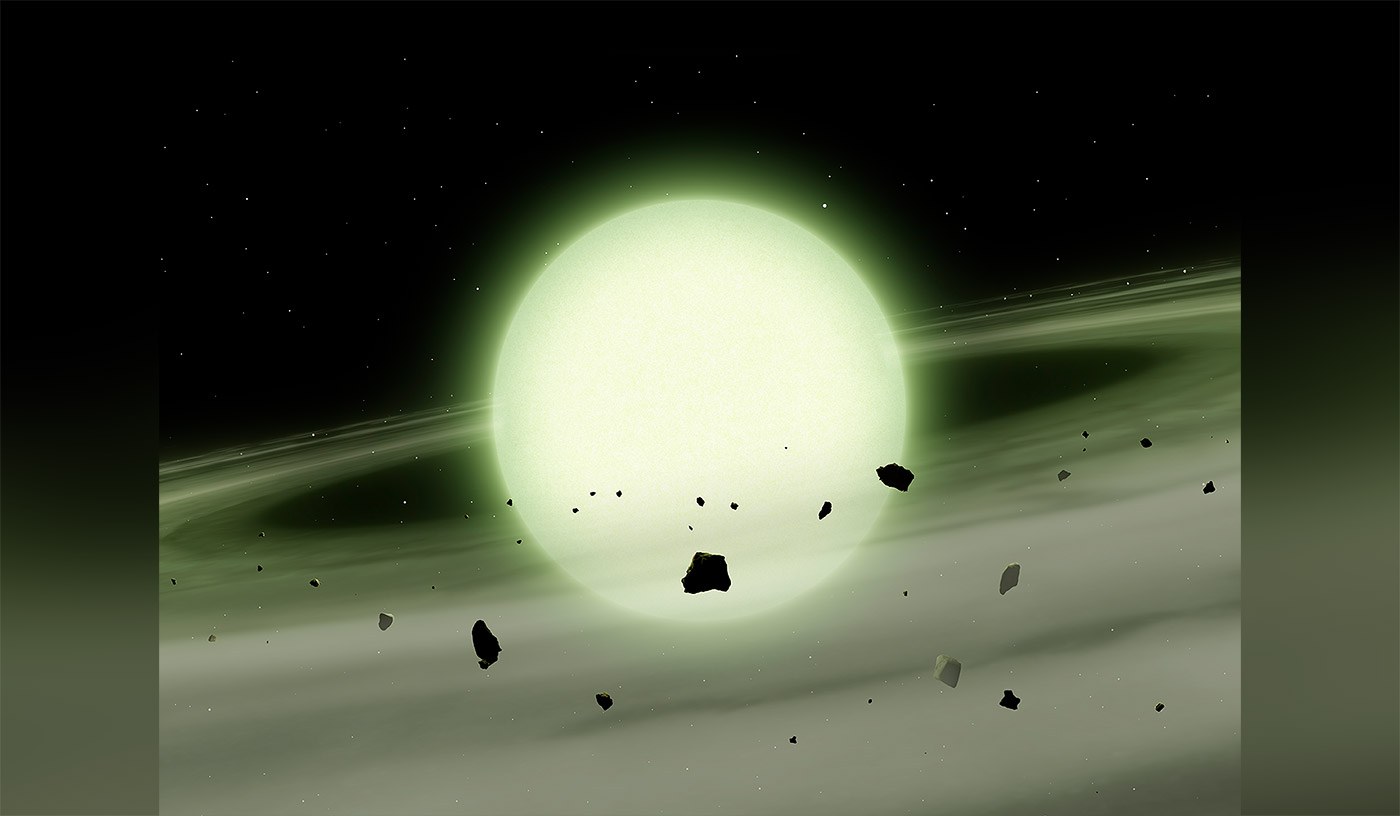 Astronomen entdecken ersten grünen Stern