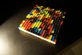 Lego-artige Wand formt Schall