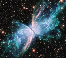 Kosmischer Schmetterling