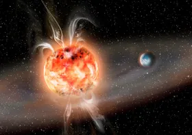 Stellare Ausbrüche verfehlen Exoplaneten