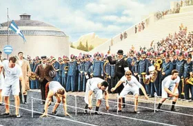 „Waffen waren bei Olympia verboten“