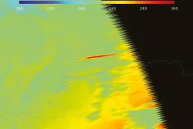 Satellitenblick auf den Tscheljabinsk-Meteoriten