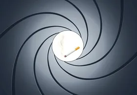 Der Rauch um Bond im Visier