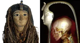 Pharao Amenophis I. digital ausgewickelt