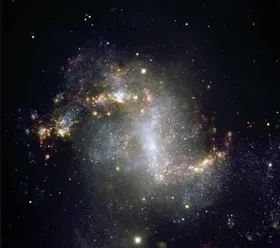 Tumult in NGC 1313
