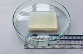 Hydrogel wird hart wie Glas