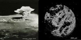 Hiroshima-Atomexplosion schuf einzigartige Metalllegierung