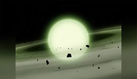 Astronomen entdecken ersten grünen Stern