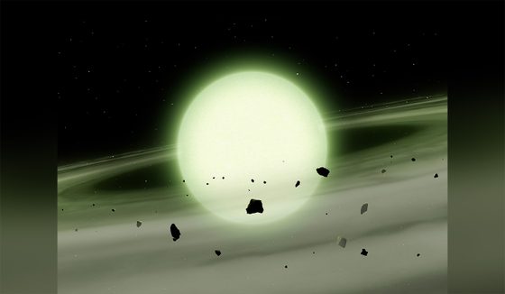 Astronomen entdecken ersten grünen Stern