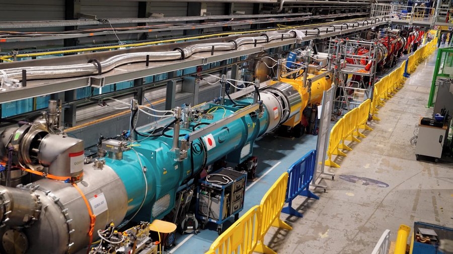 Testabschnitt für den HiLumi LHC