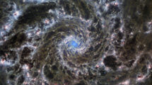 Die Spiral-Galaxie M74 sieht aus wie ein Mandala im All.