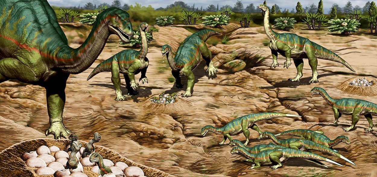 Dinosaurier: Schon vor 193 Millionen Jahren sozial