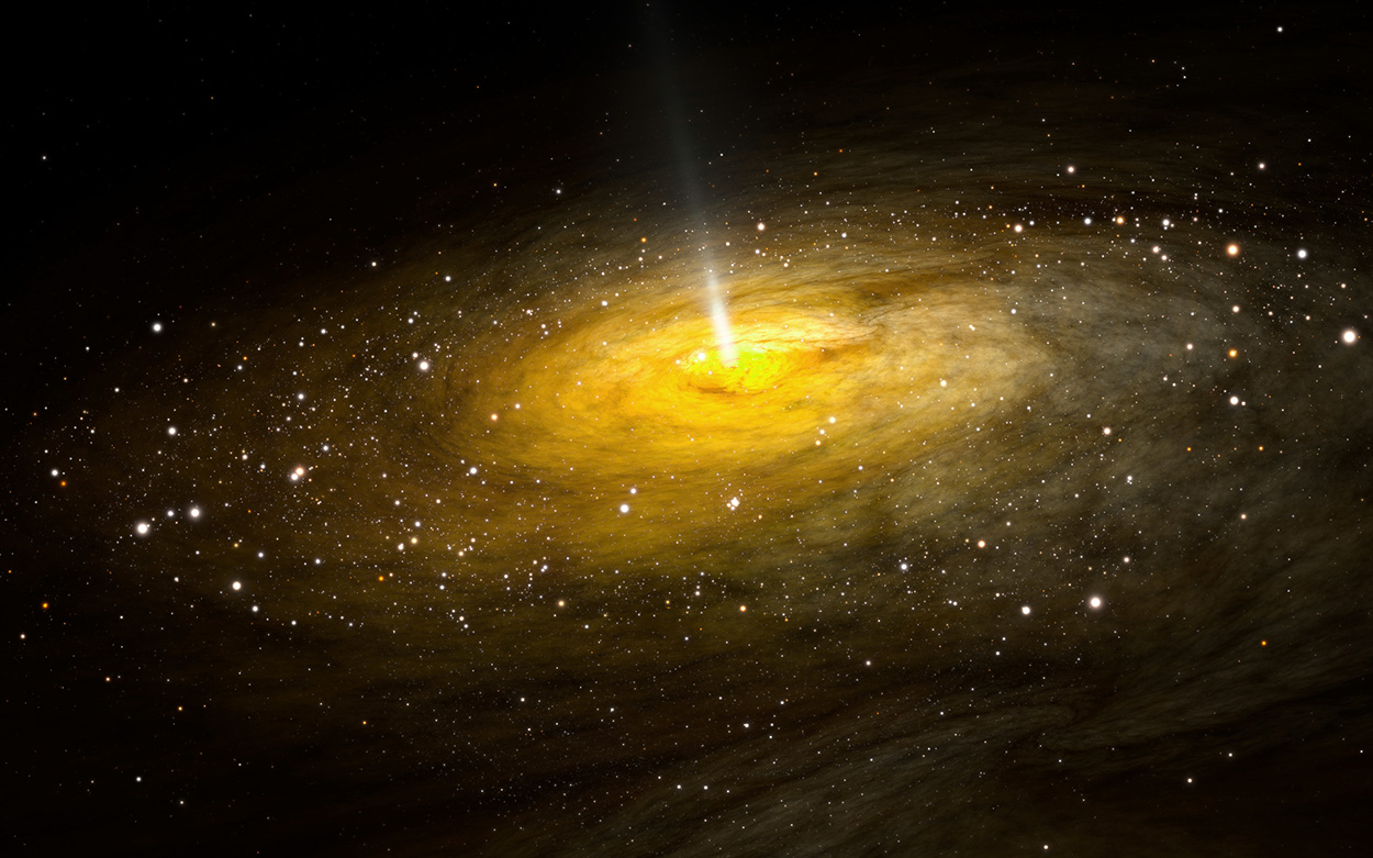 #Astronomen finden ältestes Schwarzes Loch