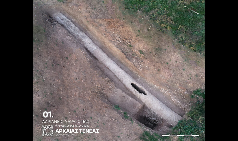 Parts of Hadrian’s Aqueduct discovered