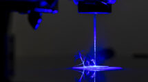 Der neue 3D-Drucker mit Lasertechnik in Aktion