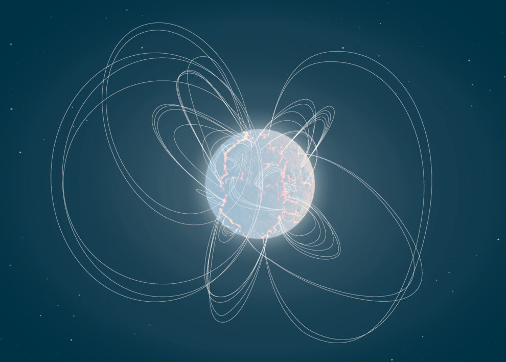 Mega burst of radiation from a magnetar