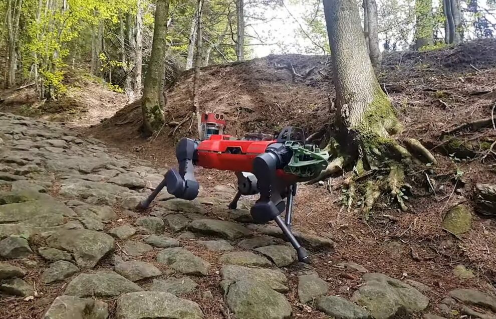 “Robo-Dog” confidently hikes to the summit